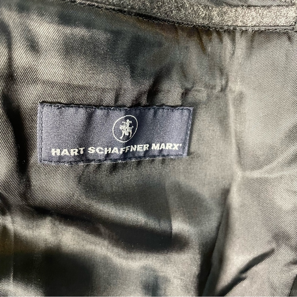 Hart Schaffner Marx 100% Wool Field Military Jacket Gray M NWOT - Picture 11 of 11